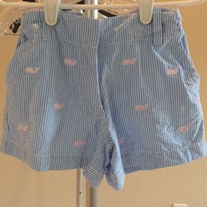 Girls seersucker Vineyard Vines shorts